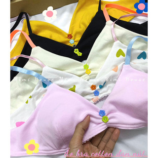 Áo bra Cotton tone pastel - Hàng handmade by Mimi House