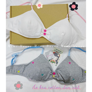 Áo bra Cotton tone pastel - Hàng handmade by Mimi House