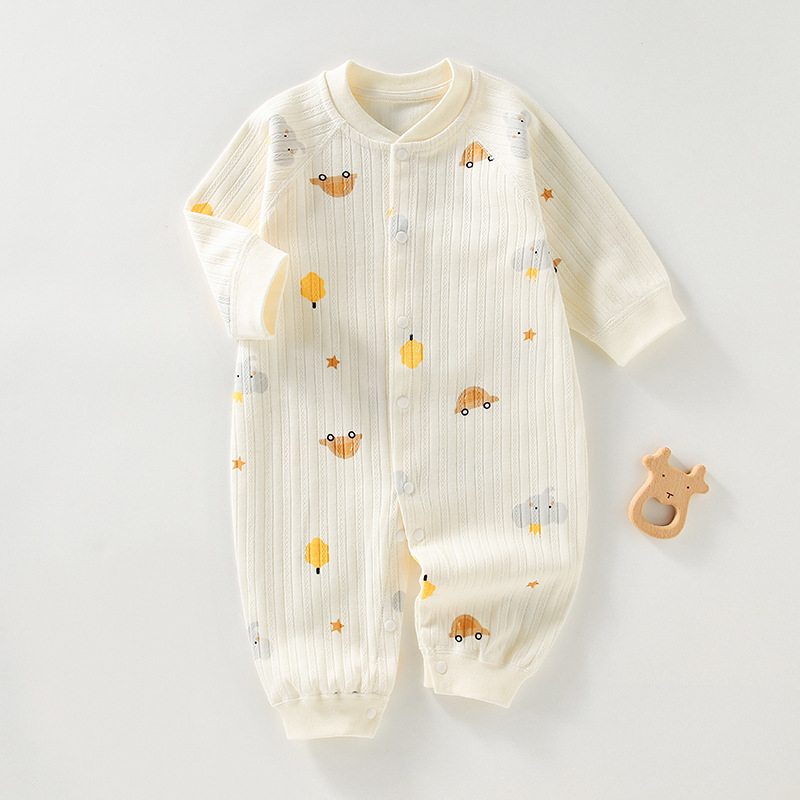 Bodysuit Sleepsuit Body dài tay Cotton organic cao cấp cho bé trai bé