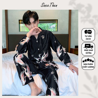 Pijama nam mặc nhà hồng hạc sang chảnh, đồ ngủ nam mặc nhà đẹp - Since Then