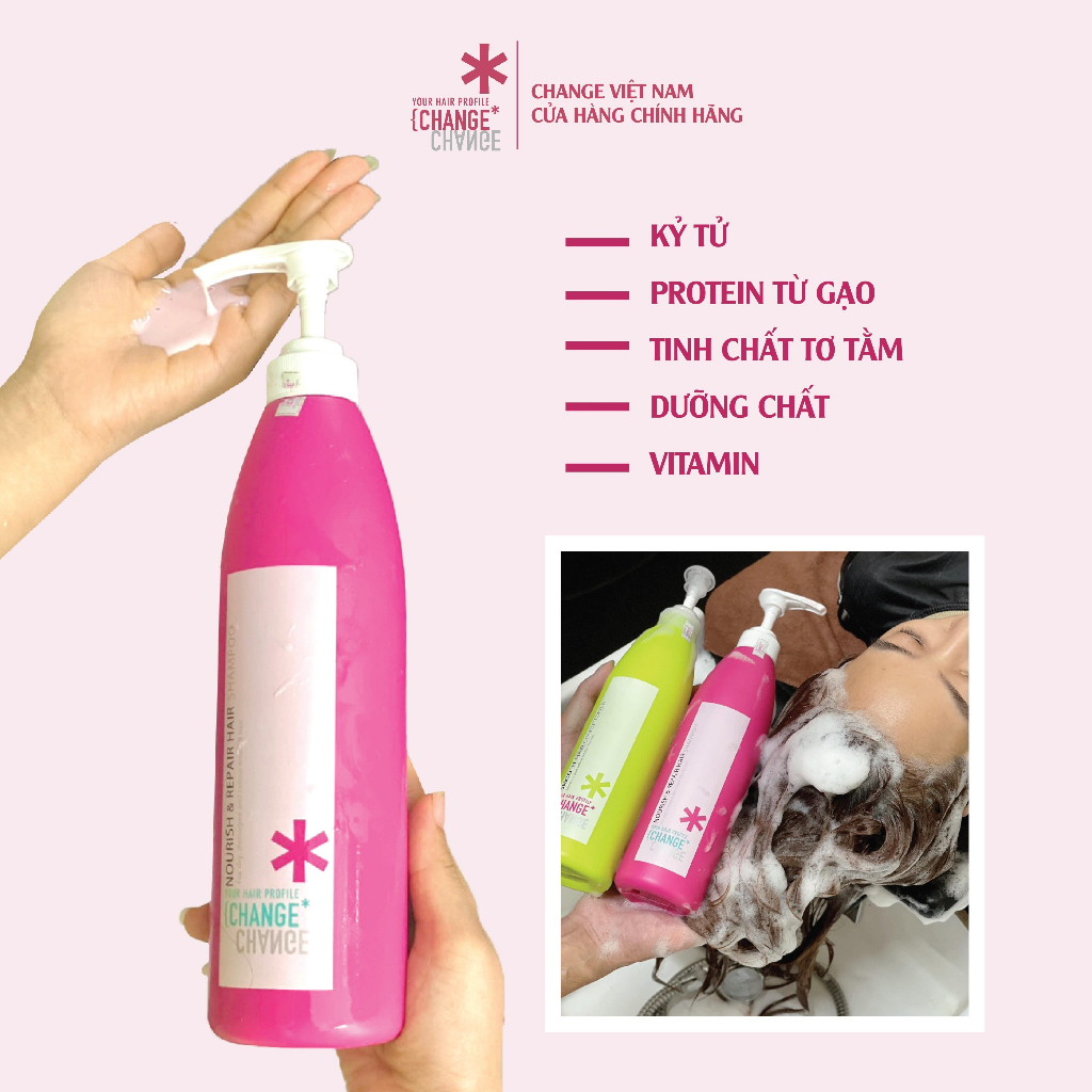 DẦU GỘI PHỤC HỒI CẤU TRÚC TÓC CHANGE