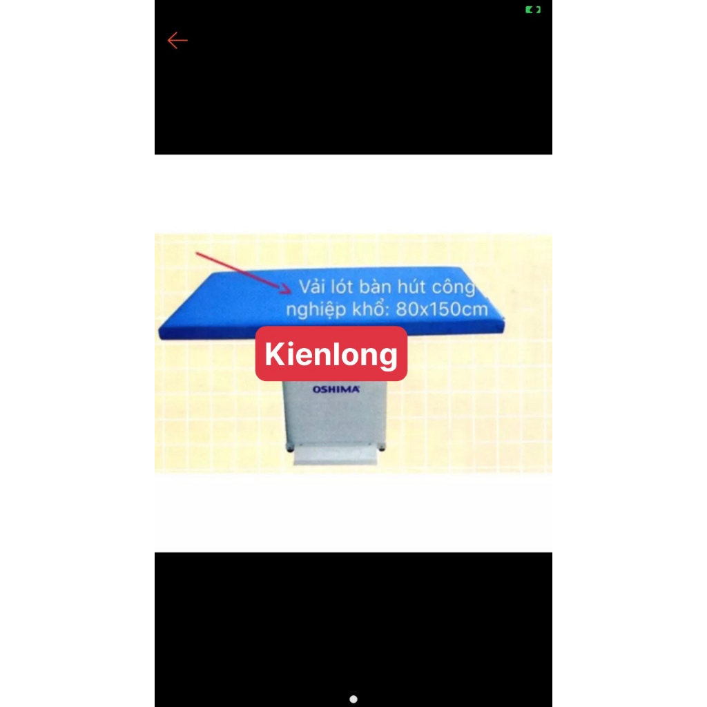 Tấm Vải Ép Lót Bàn Ủi Chịu Nhiệt Độ Cao Tiện Lợi Chống Cháy Chính Hãng Phụ Kiện Ngành May