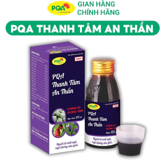 PQA Thanh Tâm An Thần dùng cho người bị mất ngủ, thiếu ngủ, không ngủ sâu giấc. Hộp 125 ml
