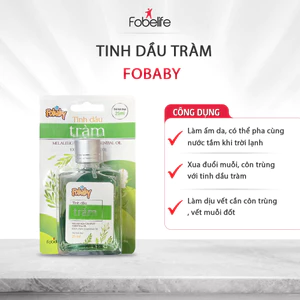 Tinh Dầu Tràm & Khuynh Diệp Fobaby Fobe N2 - CHAI LỚN 25ml