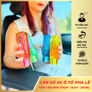 Cần Số Xe Tải Đầu Pha Lê Phát Sáng Có Đèn led 10cm - 15cm - 20cm
