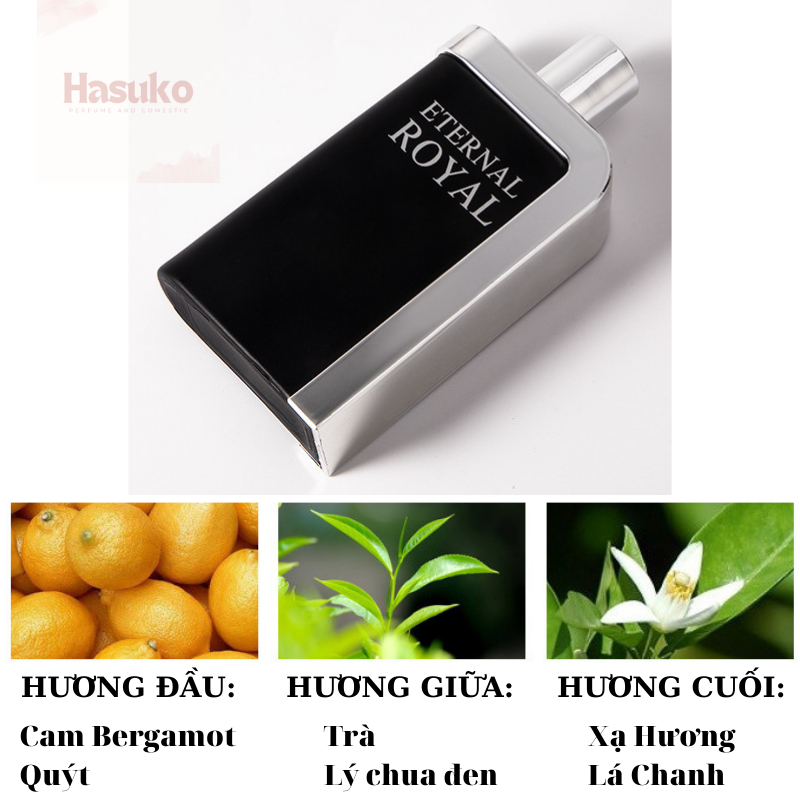 Nước Hoa Nam Chính Hãng Thơm Lâu Nam Tính Jean Miss Eter.nal Royal, Phong Cách Lịch Lãm.