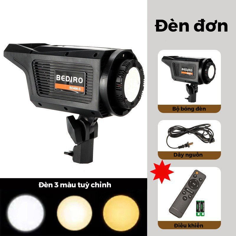 Bộ Đèn Studio Chụp Ảnh Softbox Hình Cầu - Quay Phim - Livestream chuyên nghiệp - Siêu Sáng - Chính Hãng HD Design