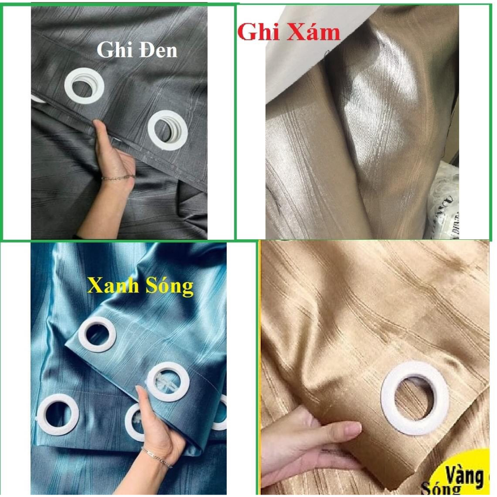 [ Rèm Vải dệt 3 lớp ] Rèm Cửa Che Nắng Sang Chảnh, Rèm Cửa Sổ Vải Gấm ...