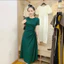 Đầm Thun Nữ Dáng Dài Nhúng Eo-Váy Basic Thanh Lịch Sang Trọng Che Khuyết Điểm,Nhiều Màu