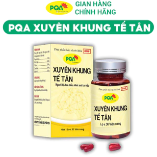 PQA Xuyên Khung Tế Tân giúp tăng lưu thông khí huyết cho người bị đau đầu, nhức mỏi cơ bắp