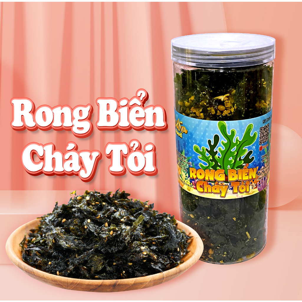 Rong Biển Cháy Tỏi 200g Đóng Lon Loại Ngon | Shopee Việt Nam