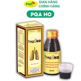 PQA Ho hỗ trợ giảm ho, giảm đờm, giảm ngứa họng, rát họng, khàn tiếng do ho kéo dài.