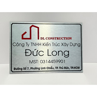 BẢNG, BIỂN SỐ NHÀ, BẢNG CÔNG TY,Alcorest in UV nội dung, ngoài trời