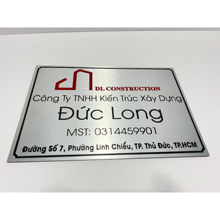 BẢNG, BIỂN SỐ NHÀ, BẢNG CÔNG TY,Alcorest in UV nội dung, ngoài trời