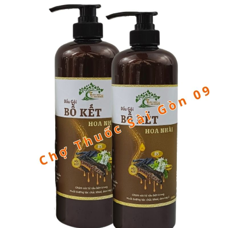 Combo Dầu Gội Thảo D uọc Bồ Kết Hoa Nhài 500ML Và  Dầu Xả Tóc Hoa Nhài 250ML- Dưỡng Tóc Từ Sâu Bên Trong