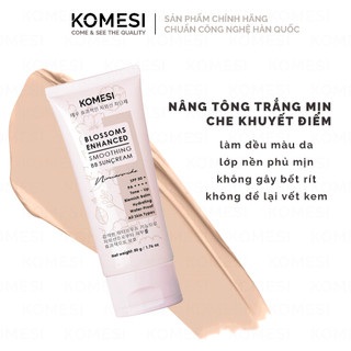 Kem Chống Nắng KOMESI BLOSSOMS ENHANCED SMOOTHING BB (Nâng Tone) & HYDROLYZED COLLAGEN UV DEFENSE