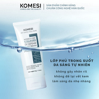Kem Chống Nắng KOMESI BLOSSOMS ENHANCED SMOOTHING BB (Nâng Tone) & HYDROLYZED COLLAGEN UV DEFENSE