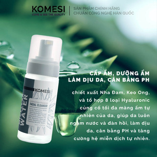 Combo Kem Nền Chống Nắng, Kem Collagen Chống Nắng và Phục Hồi Sau Đi Nắng và Bọt Nha Đam Tẩy Trang KOMESI BEAUTIFY
