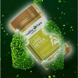 Viên uống giải độc phổi Healthy Care lung detox hộp 180 viên - Maxwell