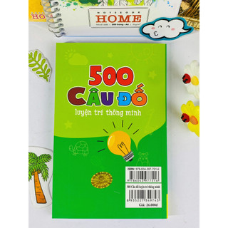 Sách - 500 Câu Đố Luyện Trí Thông Minh - ndbooks
