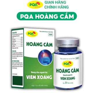 PQA Hoàng Cầm hỗ trợ giảm các triệu chứng do viêm mũi, viêm xoang, viêm mũi dị ứng.