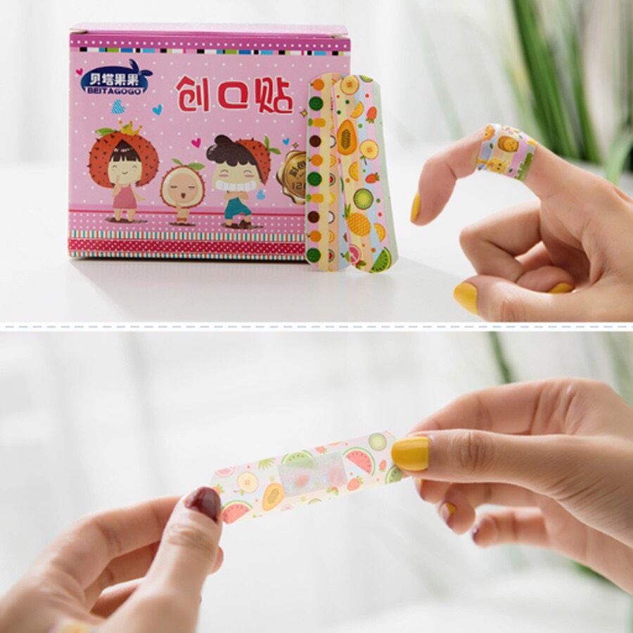 Hộp 100 Miếng Dán URGO - Băng gâu dán vết thương chống nước, tiệt trùng (   hot)