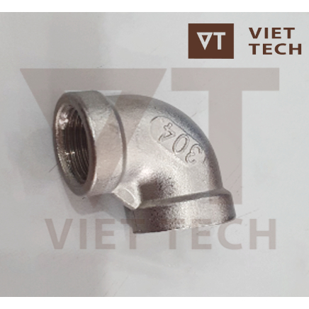 Cút ren trong inox 304 phi 13, 17, 21, 27, 34 hàng inox chuẩn 304 ...