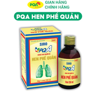 PQA Hen Phế Quản bổ phế, giảm ho do hen phế quản cho người bị hen phế quản gây ho, khó thở.