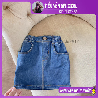 Quần áo trẻ em,  chân váy Jean dáng ngắn/dài/xòe dễ phối đồ cho bé 9/19kg V111, V112, V129 | Tiểu Yến KID