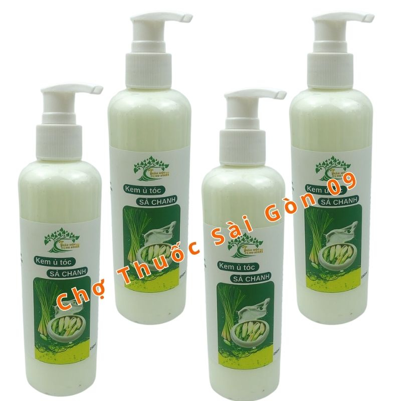 Combo Dầu Gội Thảo D ược Sả Chanh 1L Và Dầu Xả Tóc Sả Chanh 250ML- Dưỡng Tóc Chắc Khoẻ, Tóc Mọc Nhiều Hơn