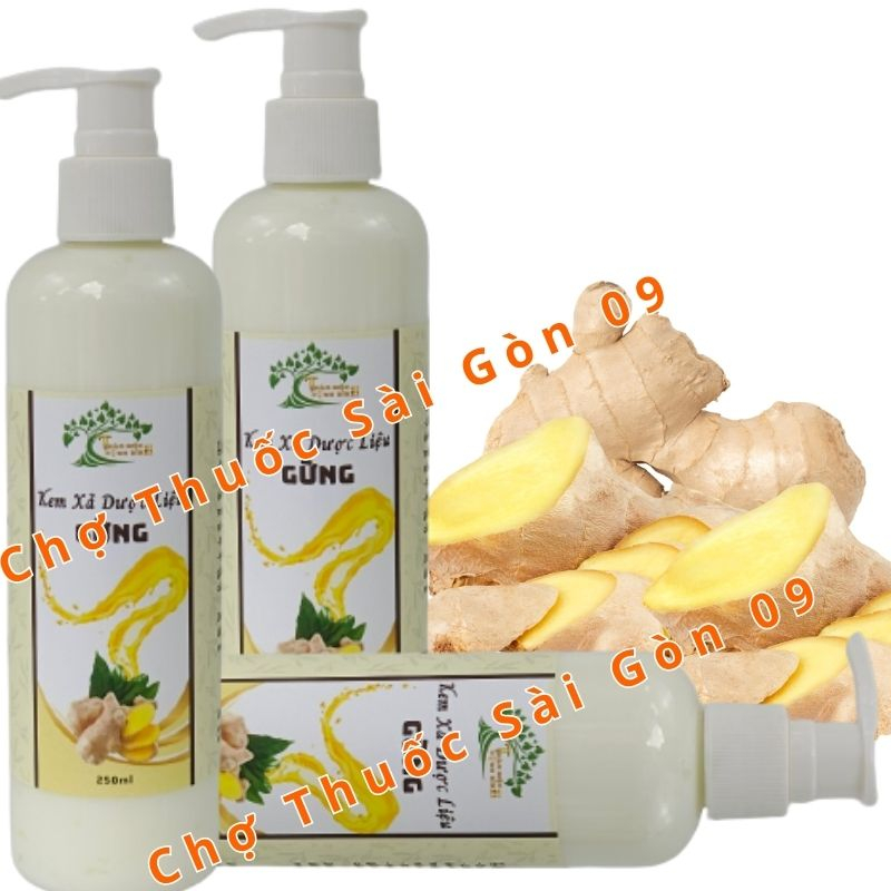 Combo Dầu Gội Gừng & Hà Thủ Ô 500ML +  Kem Xả Gừng 250ML- Dưỡng Tóc Chắc Khoẻ, Giảm Tóc Bạc Sớm