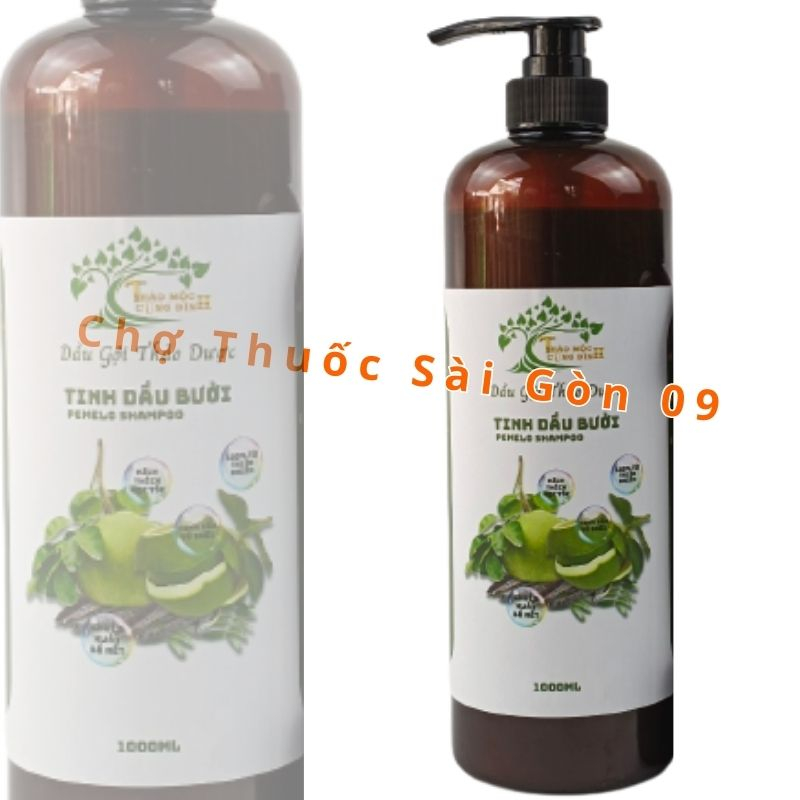 Combo Dầu Gội Thảo D ược Ti nh Dầu Bưởi 1L- Dầu Xả Hoa Bưởi 250ML- Dưỡng Tóc Chắc Khoẻ Từ Sâu Bên Trong