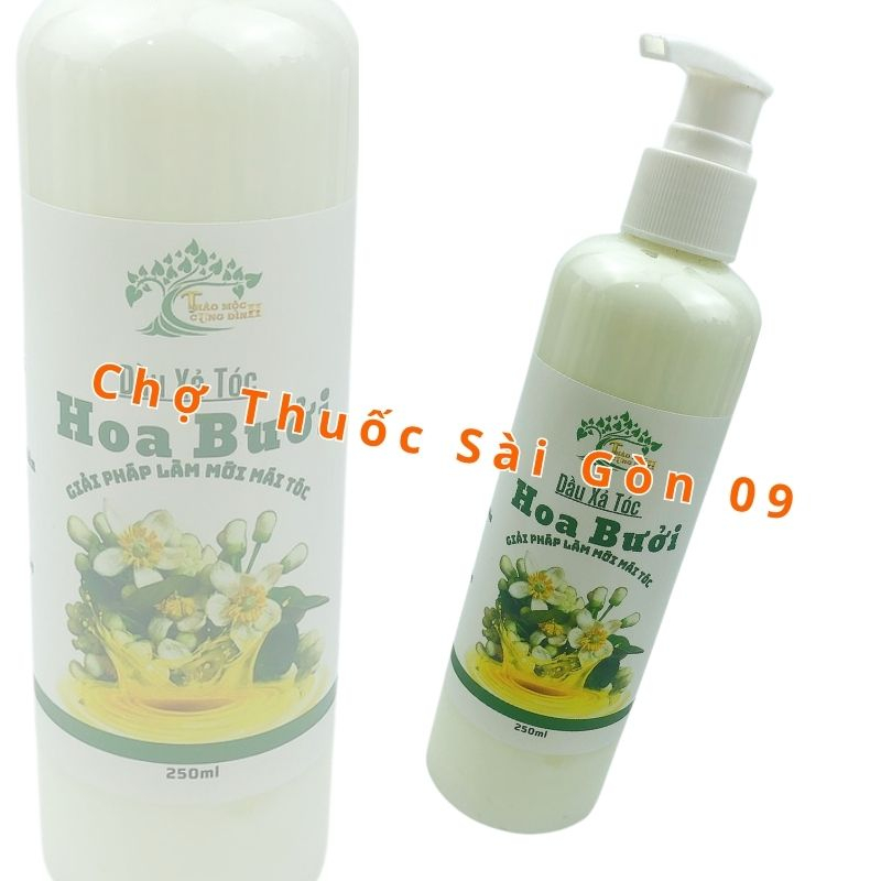 Combo Dầu Gội Thảo D ược Ti nh Dầu Bưởi 1L- Dầu Xả Hoa Bưởi 250ML- Dưỡng Tóc Chắc Khoẻ Từ Sâu Bên Trong
