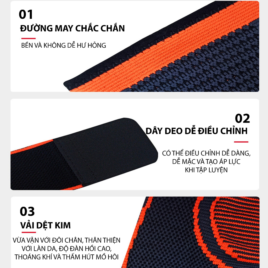 Ảnh Bó gối có dây quấn trợ lực co dãn 4 chiều Yasu YS7720 (1 CHIẾC) 4