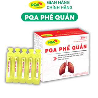PQA Phế Quản giúp bổ phế, nhuận phế, tiêu đờm, giảm ho, viêm phế quản.