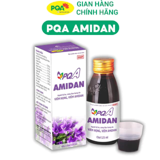 Amidan PQA - Hỗ Trợ Giảm Viêm Amidan, Giảm Ho, Giảm Sưng Đau Do Viêm Họng