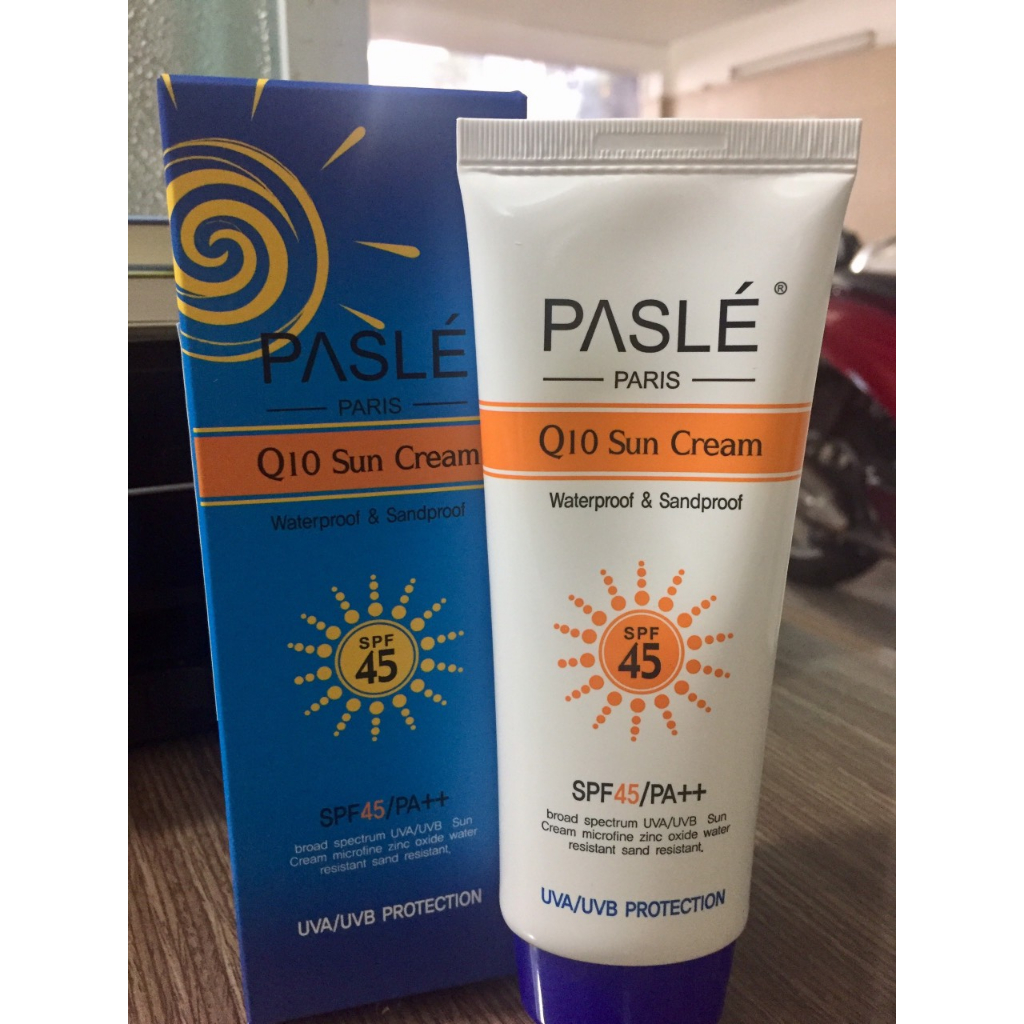 Ảnh Kem siêu chống nắng PASLE Q10 Sun Cream SPF 45 PA++100ml 2