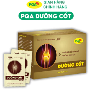 PQA Dưỡng Cốt giúp bồi bổ khí huyết, thông kinh lạc, đau nhức xương khớp, đau mỏi vai gáy.