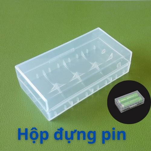 Hộp đựng 2 cell pin 18650 bằng Nhựa ABS trong suốt | Shopee Việt Nam