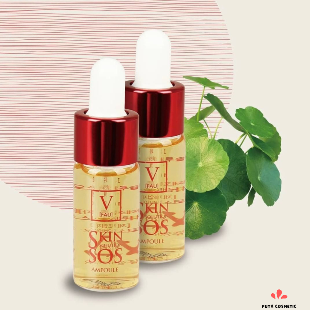FAU SOS Ampoule 10ml - Tinh chất chấm mụn giảm đỏ phục hồi da