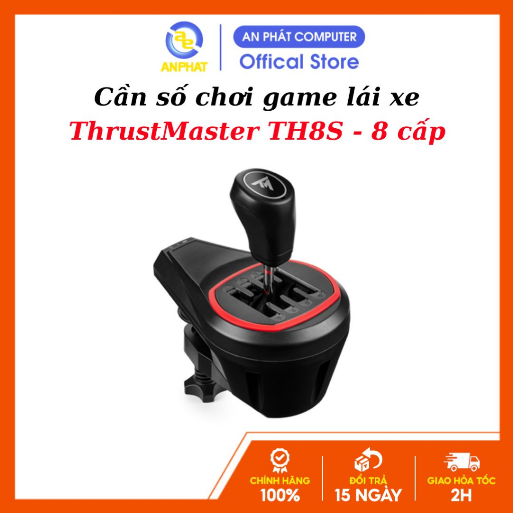 Cần số chơi game lái xe ThrustMaster TH8S - 8 cấp - USB- Support : PC ...