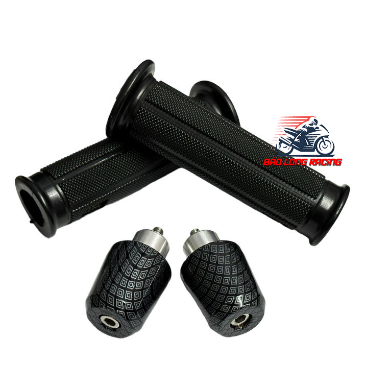 Combo Bao Tay kiểu TBT kèm Gù TẠ Thép Sơn Carbon gắn được nhiều loại tay lái xe máy hàng chất lượng