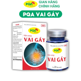 PQA Viên nang Vai Gáy dùng cho người bị đau nhức mỏi xương khớp, đau vai gáy.