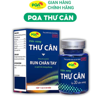 PQA Thư cân hỗ trợ run chân tay, đau đầu, chóng mặt do trúng phong. Hộp 30 viên