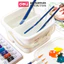 Xô Rửa Cọ Vẽ 2 Ngăn Bằng Nhựa Nắp Khay Pha Màu 2 Trong 1 Finenolo - Vẽ Tô Màu Nước Acrylic Gouache Màu Bột