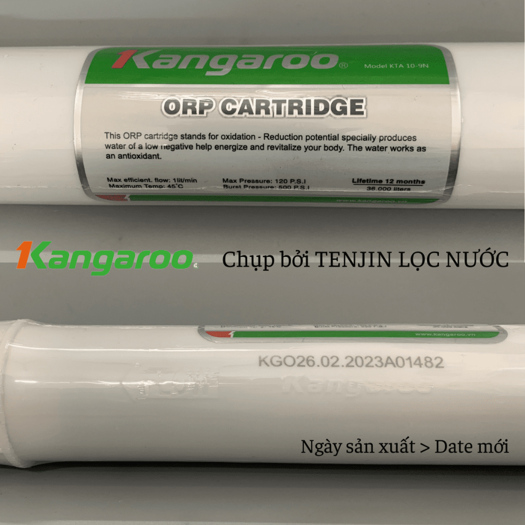 Lõi số 9 ORP Cartridge Kangaroo Chính Hãng Ngăn Ngừa Lão Hoá Và Tăng Cường Hệ Miễn Dịch Dành Cho Máy Lọc Nước RO