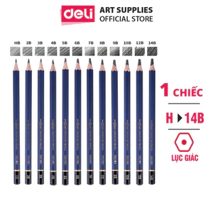 Bút Chì Phác Thảo Chuyên Nghiệp Nhiều Độ Cứng HB - 14B Vẽ Tranh Mỹ Thuật Phác Họa Chân Dung Vẽ Chì Sổ Tay