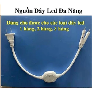 Nguồn Đa Năng Dây Led 2 chân kim điểu chỉnh theo kích thước bản dây led