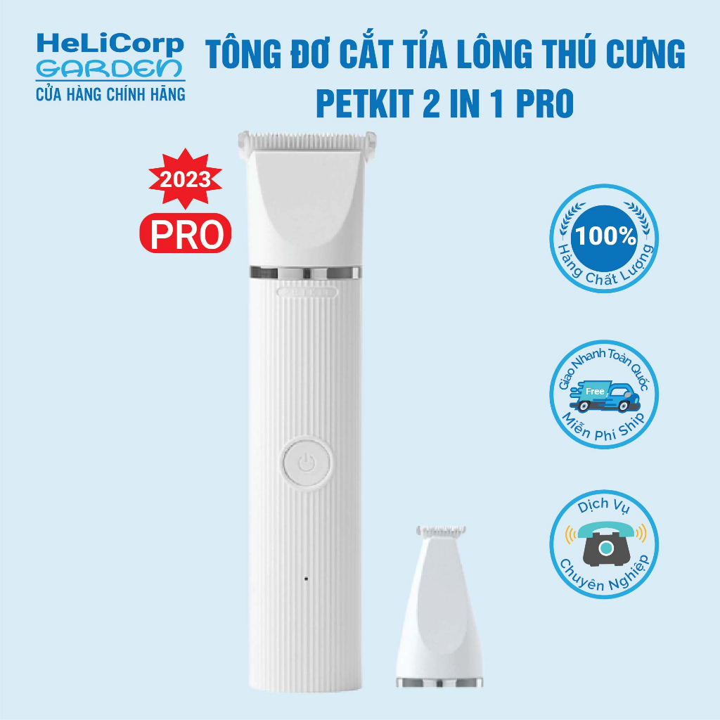 Tông Đơ, Máy Cắt Tỉa Lông Chó Mèo 2 Chức Năng Petkit PRO 2023 ...