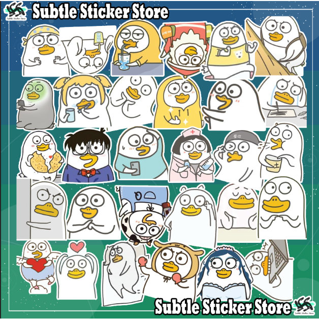 [Little Liu Duck] - Set 10/15/20/25/30 Sticker Little Liu Duck - Meme ...
